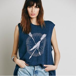 Free People Downtown Muscle Tank Top Size X-Small